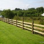 Morticed Larch Fence