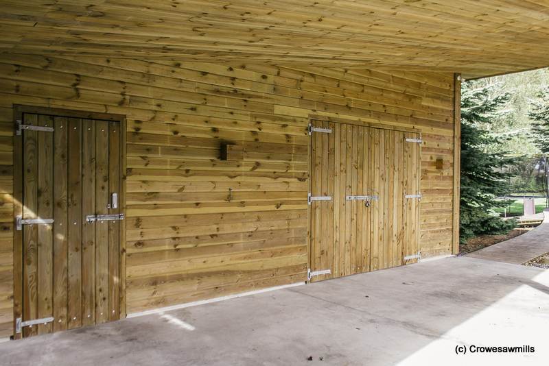 Complete Timber Shed supplied to customer in 2012