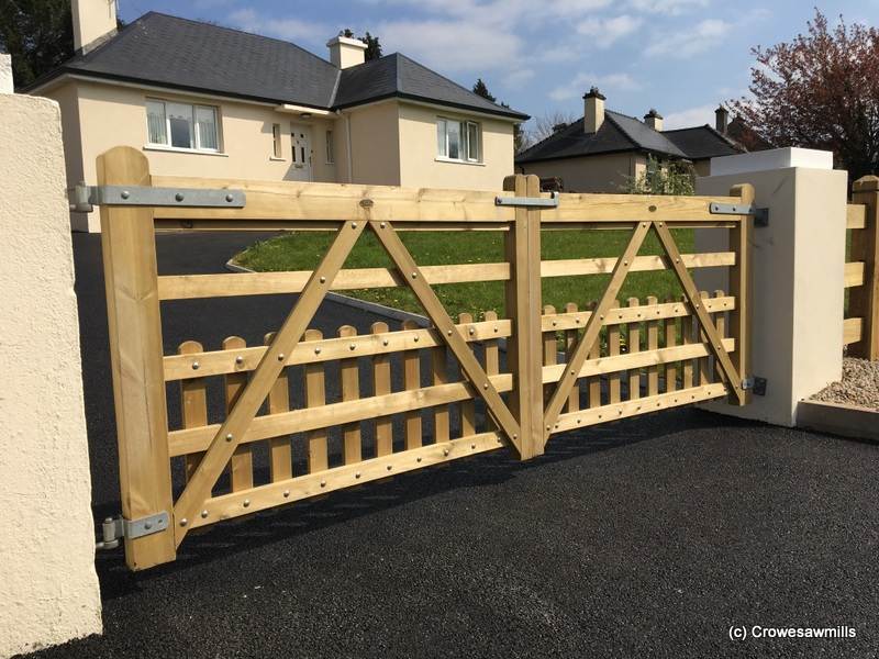 Paddock Timber Picket Gates supplied in April 2019