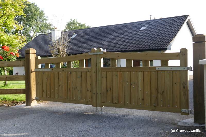 Timber Kildare Gates supplied to customer in July 2019
