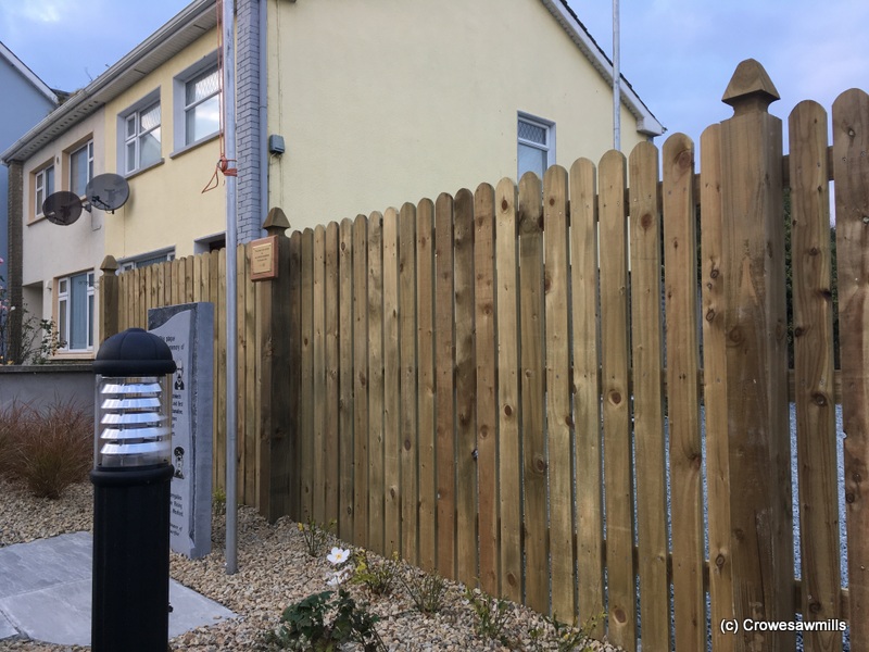 Round Top Timber Fencing